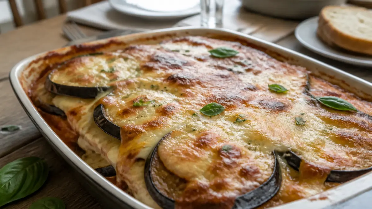 Aubergines gratinées à la béchamel : le plat qui fait l'unanimité