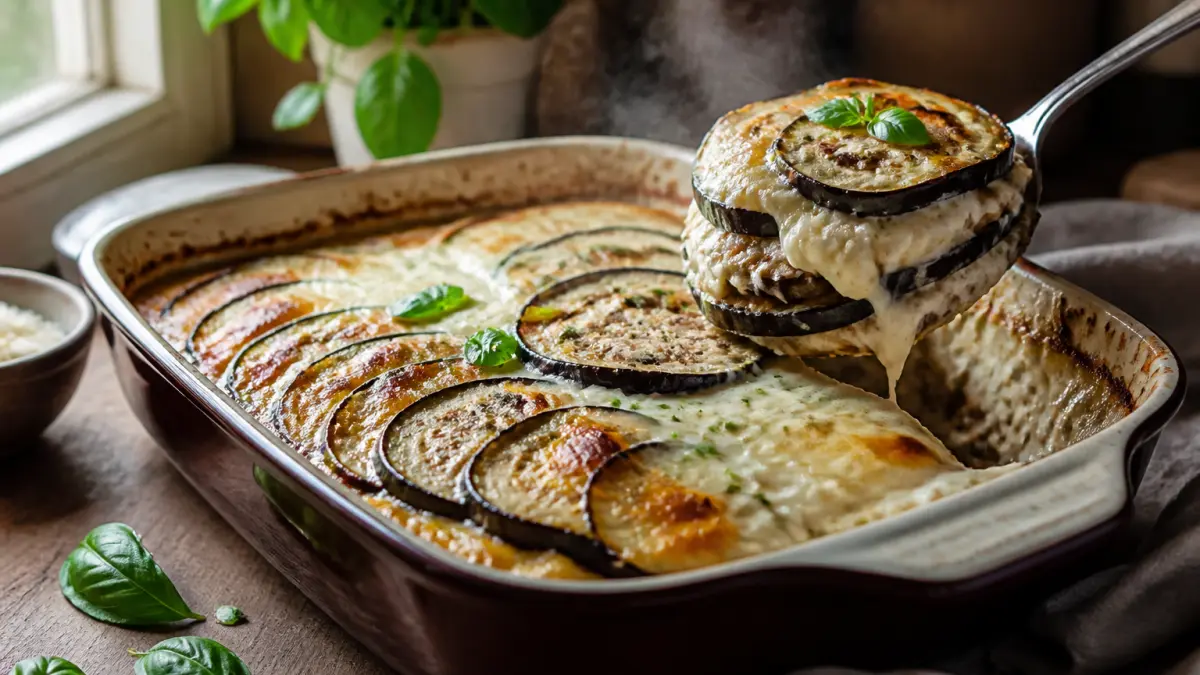 Aubergines gratinées à la béchamel : le plat qui fait l'unanimité
