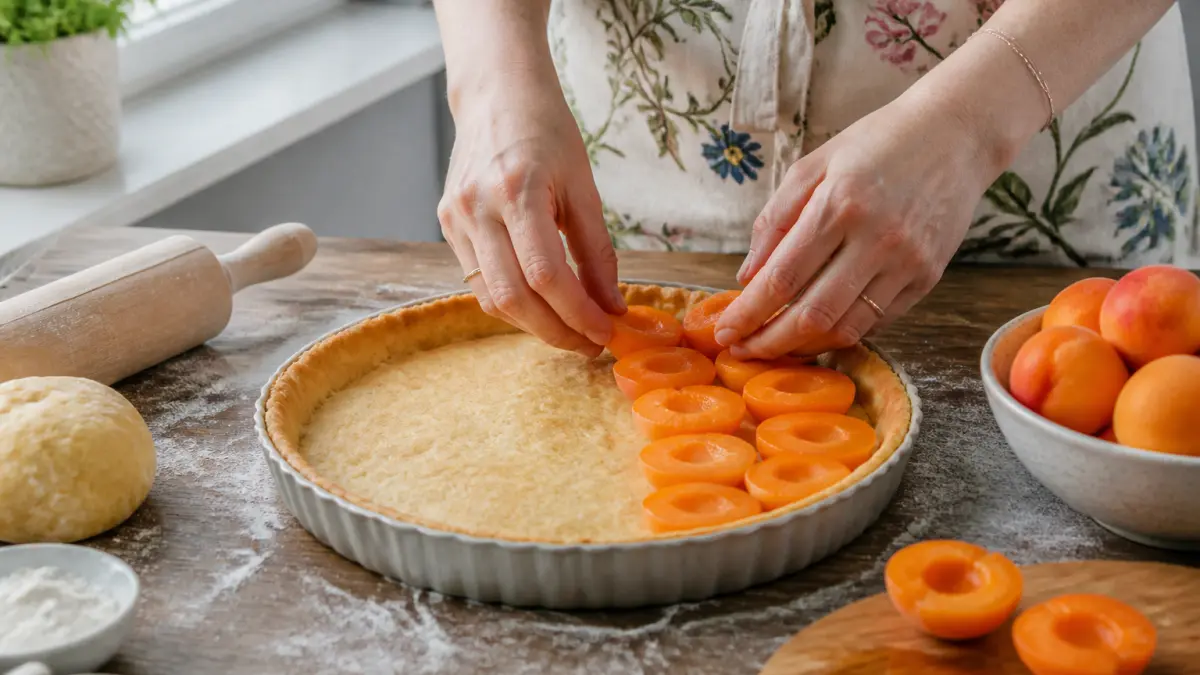 Tarte aux abricots : le geste simple pour une pâte croustillante