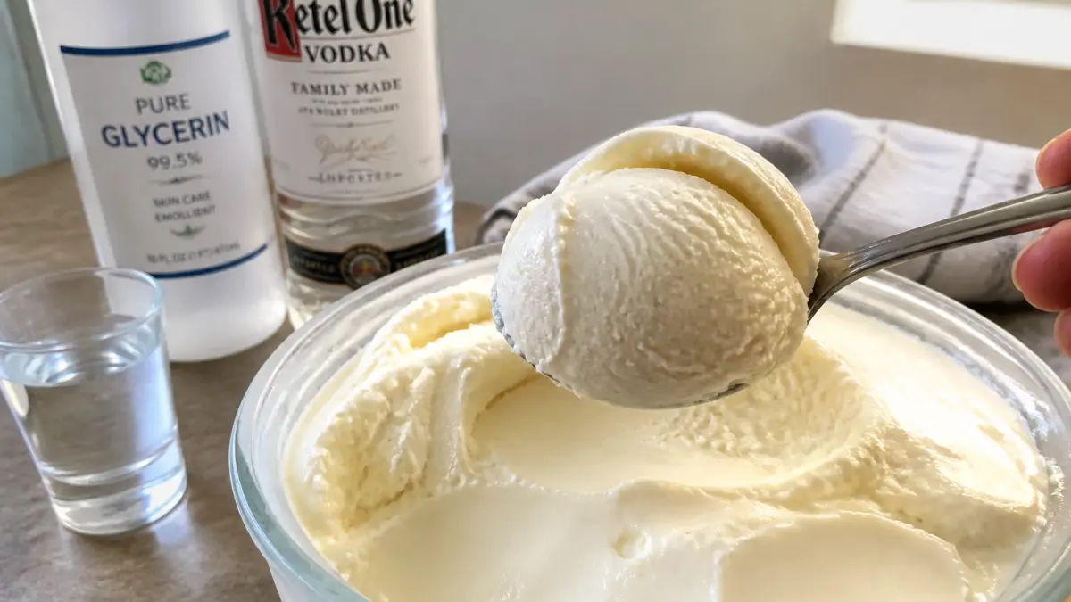 Glace onctueuse : l'ingrédient secret qui fait toute la différence