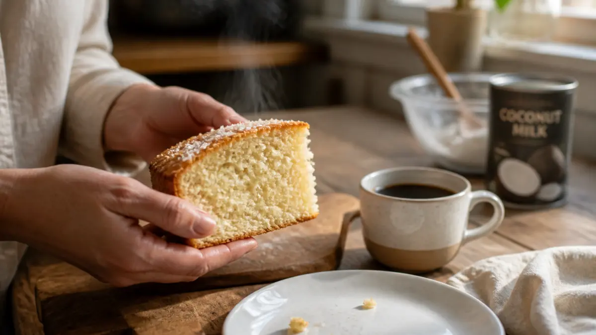 Gâteau au lait de coco moelleux : la recette simple qui marche