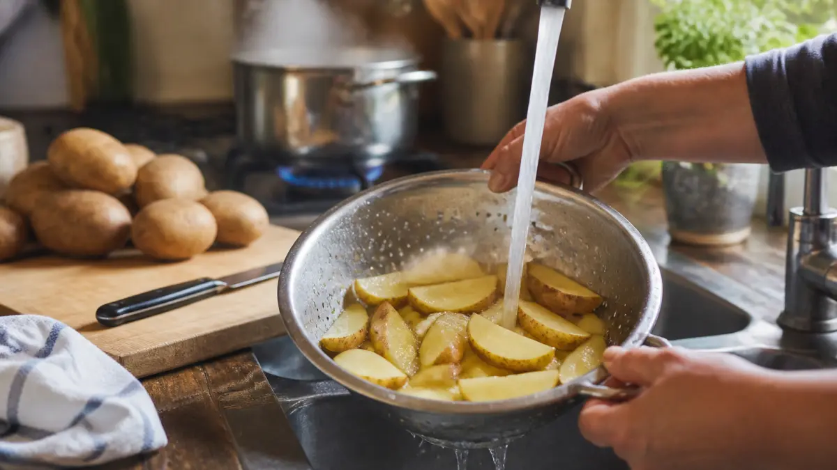 Pommes de terre croustillantes : l'étape que tout le monde oublie
