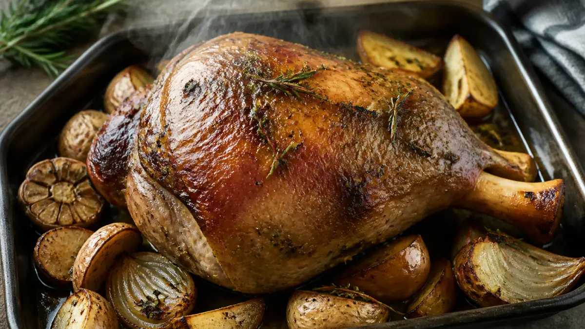 Cuisse de dinde au four : la recette pour une viande tendre et juteuse