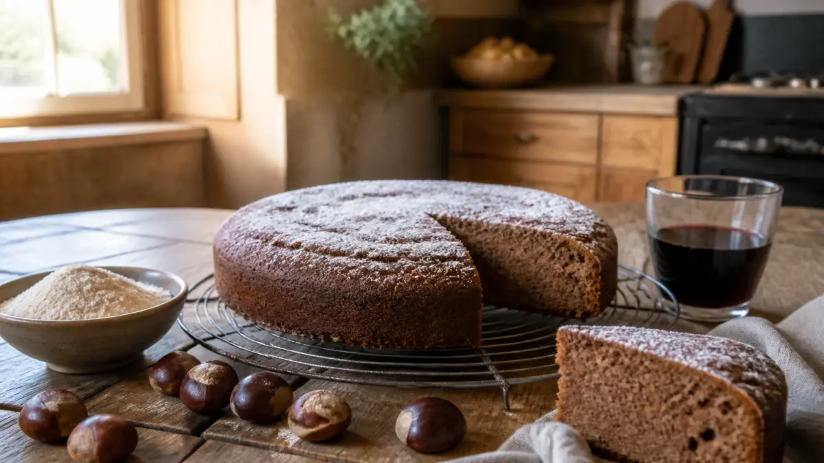 Title: "Gâteau corse à la châtaigne : la recette authentique et ses secrets