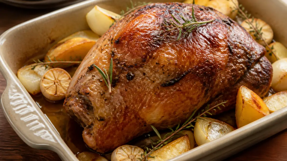 Cuisse de dinde au four : la recette pour une viande tendre et juteuse