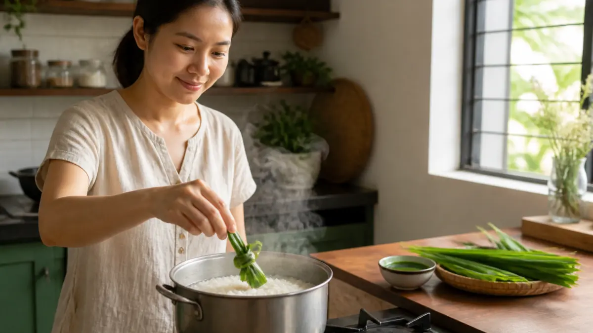 Feuille de pandanus : 5 façons surprenantes de l'utiliser en cuisine