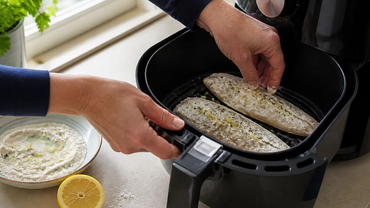 Filet de merlan à l'air fryer : la méthode pour une cuisson réussie