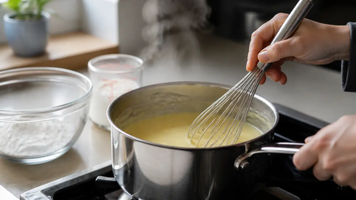 Comment rattraper une crème pâtissière trop liquide