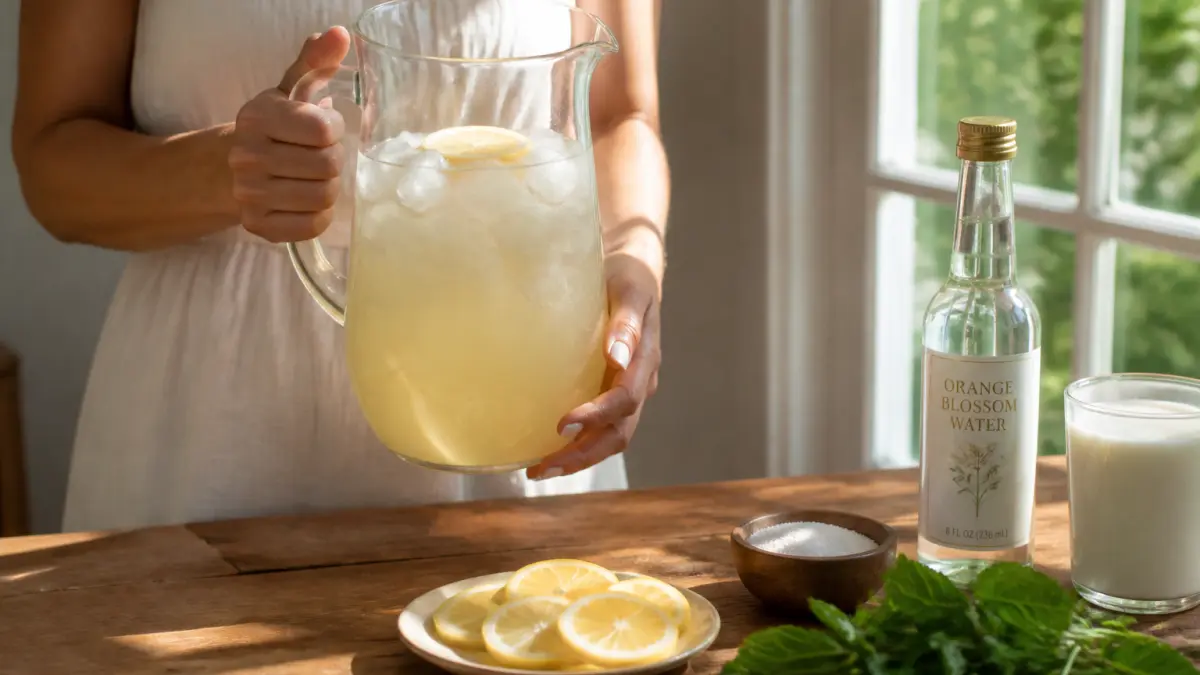 Comment faire de la cherbet, la citronnade algérienne ultra-fraîche