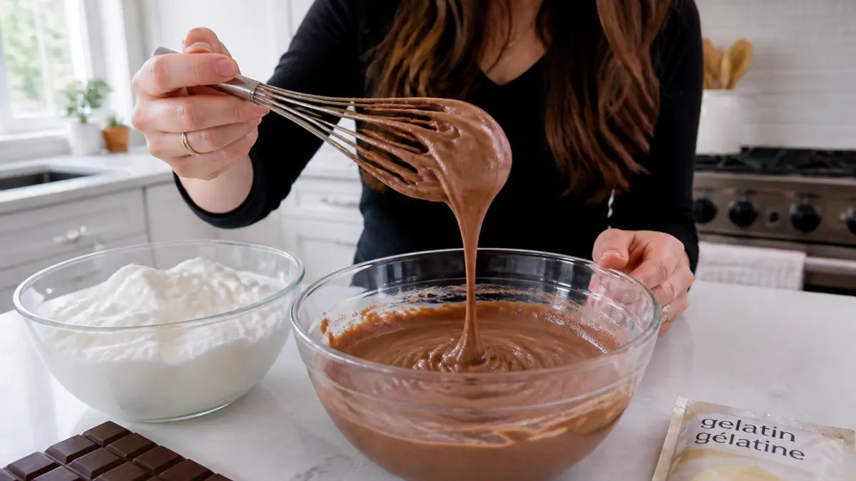 Comment rattraper une mousse au chocolat trop liquide ?