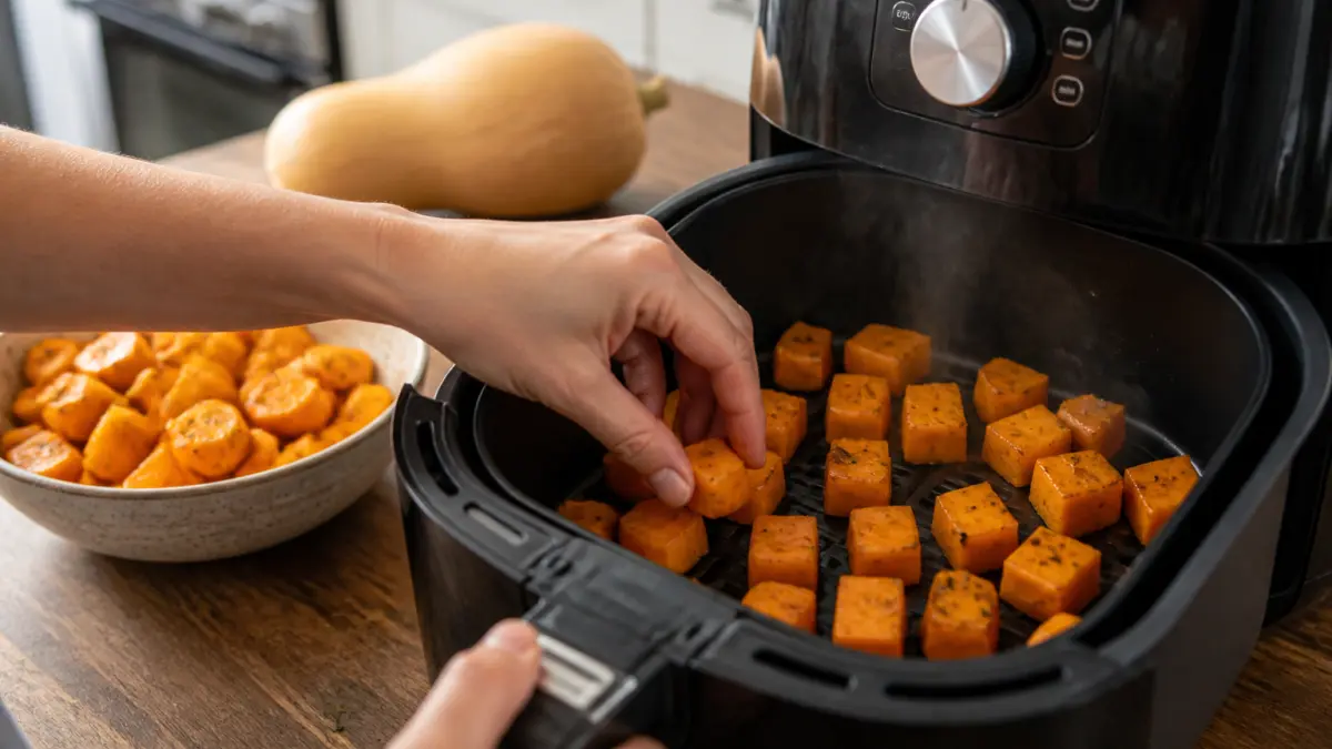 Butternut à l’air fryer : cuisson rapide et idées d’assaisonnement