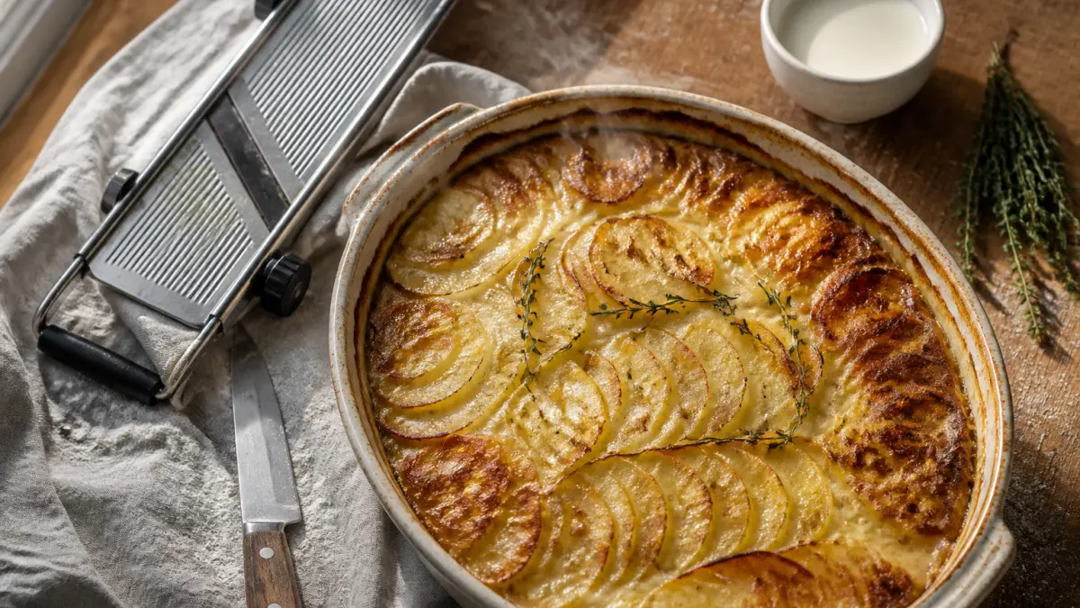 Gratin de pommes de terre : réussir une texture fondante sans le dessécher