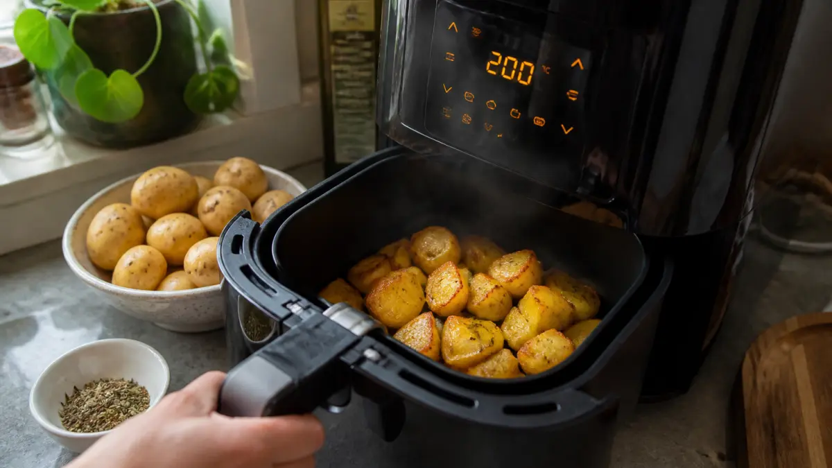 Patates à l’air fryer : assaisonnement, cuisson et erreurs à éviter