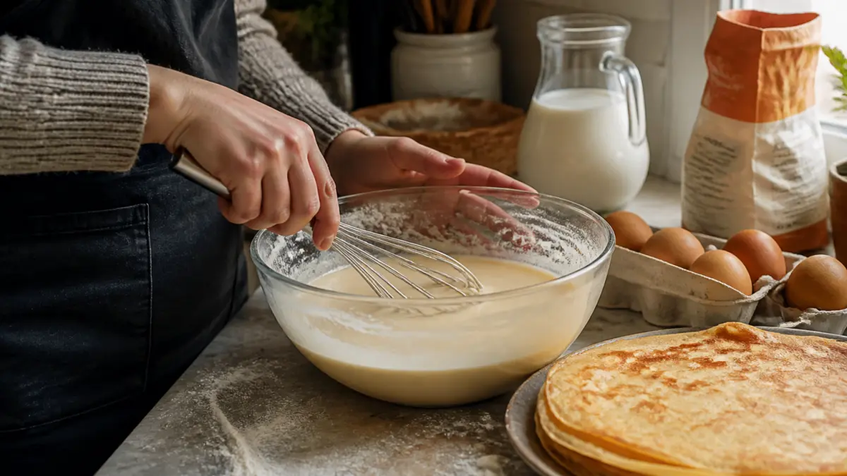 Crêpes faciles : la recette inratable pour une pâte légère