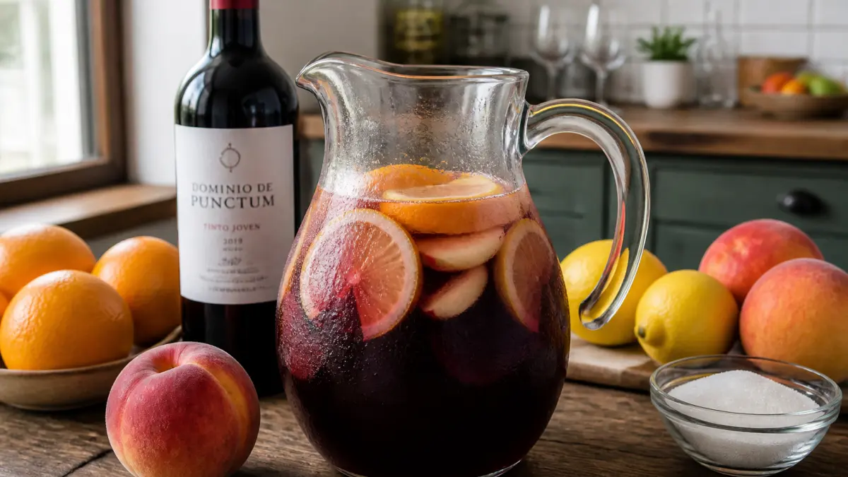 Sangria traditionnelle : fruits, vin et temps de repos idéal