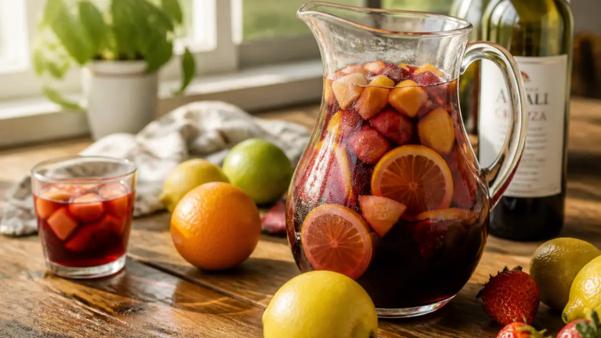 Sangria traditionnelle : fruits, vin et temps de repos idéal