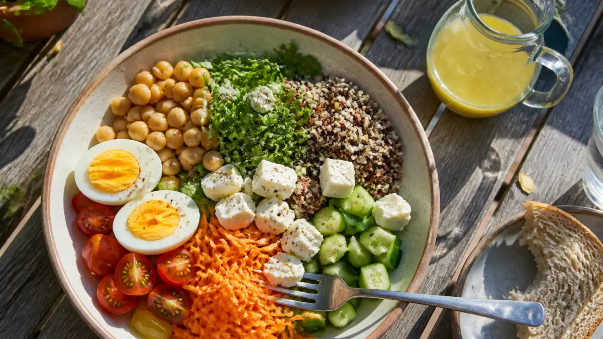 Salade composée : idées complètes pour un repas frais et gourmand