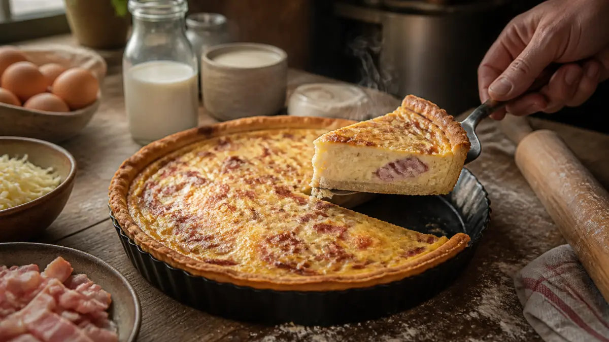Quiche lorraine maison : la méthode simple pour une pâte croustillante