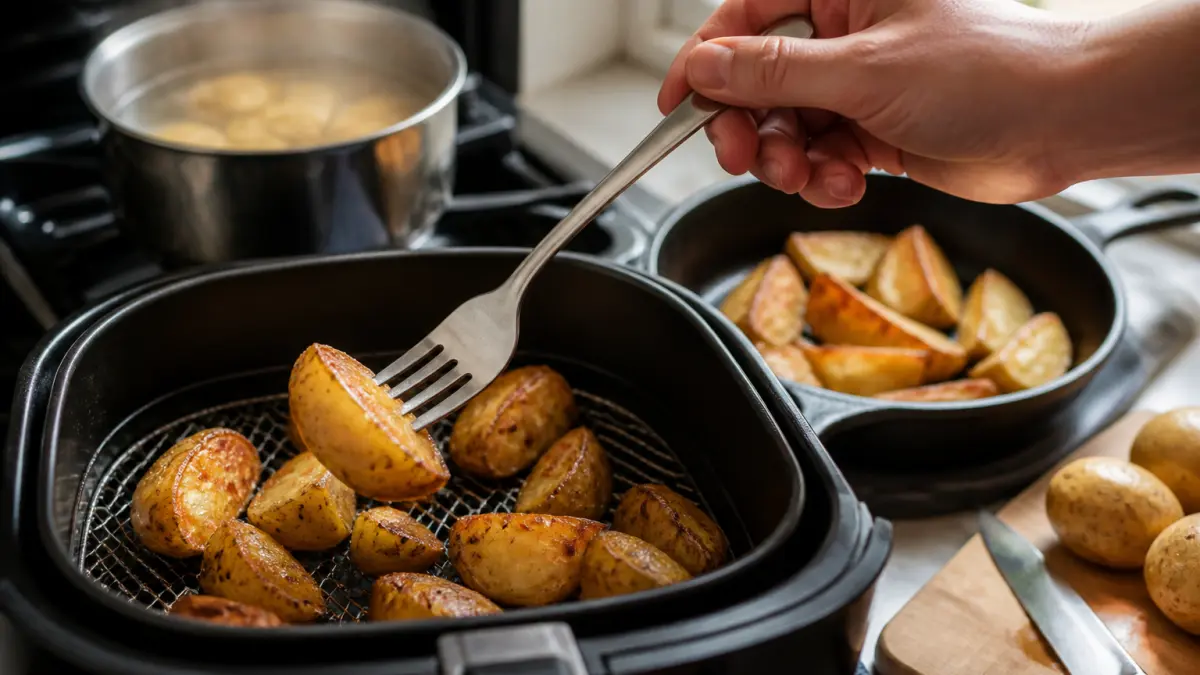 Cuisson des pommes de terre : eau, four, vapeur ou air fryer, que choisir ?