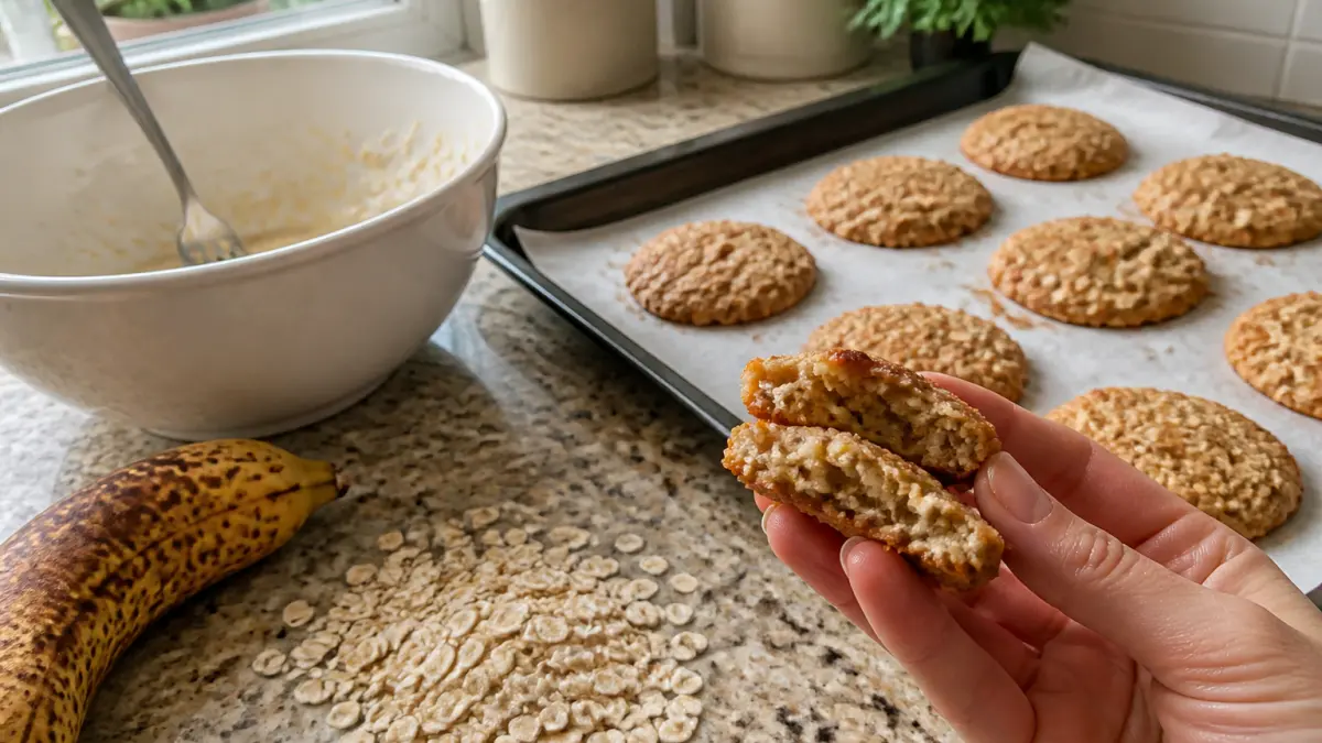 Cookies banane avoine : la recette saine qui régale toute la famille
