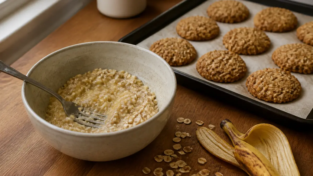 Cookies banane avoine : la recette saine qui régale toute la famille