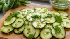 Carpaccio de courgettes marinées : l'entrée d'été qui cartonne