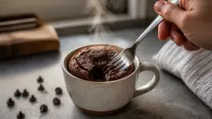 Gâteau chocolat au micro-ondes : prêt en 5 minutes