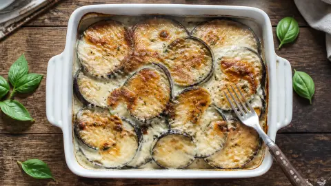 Aubergines gratinées à la béchamel : le plat qui fait l'unanimité
