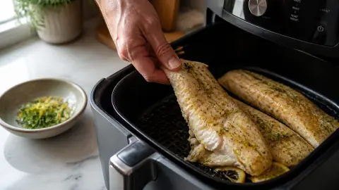 Filet de merlan à l'air fryer : la méthode pour une cuisson réussie