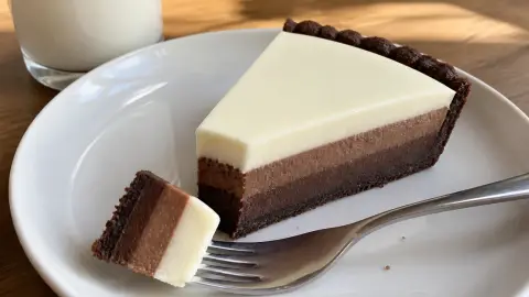 Tarte au chocolat en trois couches : la technique du pâtissier