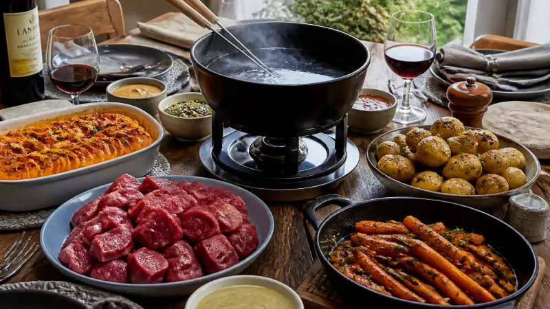 Accompagnement fondue bourguignonne : 5 idées simples et savoureuses